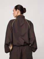Co´Couture AloraCC Block Jakke - Dark Brown3