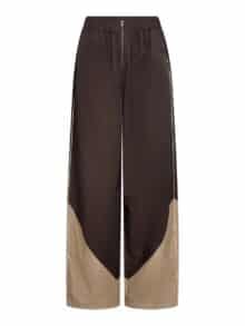 Co´Couture Aloracc Block Pant - Dark Brown