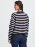 Fransa Cardigan Fridda - Hot Fudge3
