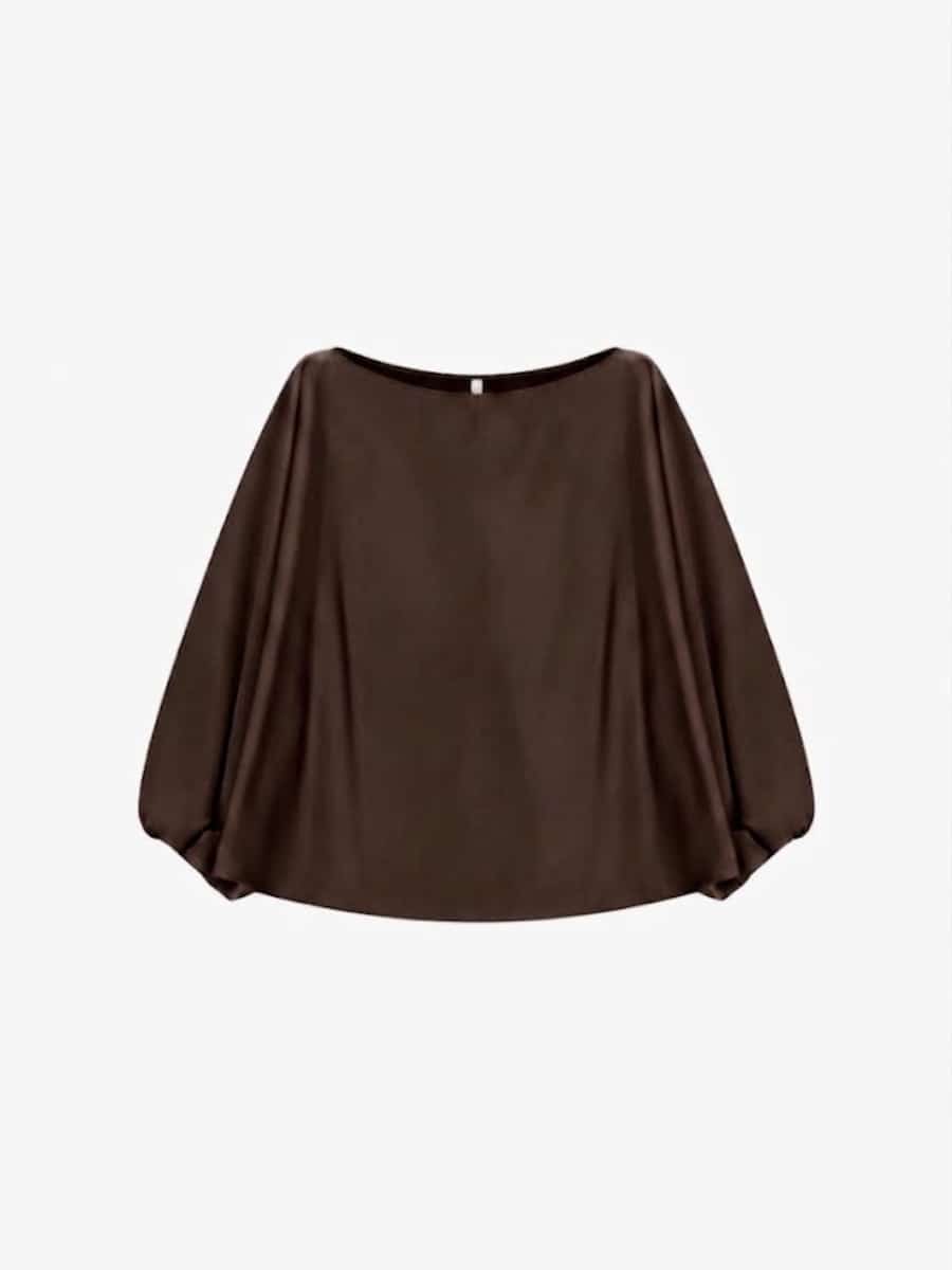 Imperial Bluse tam7mba - Mørkebrun