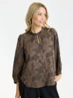 In Front Bluse Ginger - Brun