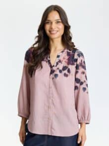 In Front Bluse Poet - Rose