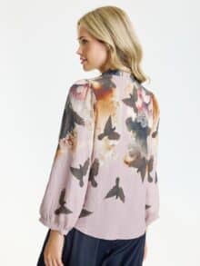 In Front Bluse Scarlette - Rose1