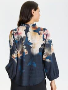 In Front Bluse Scarlette - Sort1
