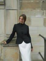 Neo Noir Blazer Ardena Linen - Sort5