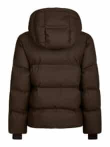 Neo Noir Jakke Fox Puffer - Dark Brown1