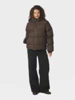 Neo Noir Jakke Fox Puffer - Dark Brown4