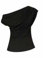 Neo Noir Mabelle Drapy Top - Sort