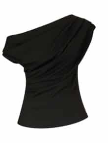 Neo Noir Mabelle Drapy Top - Sort
