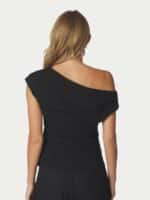 Neo Noir Mabelle Drapy Top - Sort3