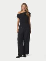 Neo Noir Mabelle Drapy Top - Sort5