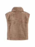 Soya Concept Fake Fur SC-Haye Vest - Camel1