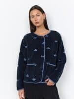 Soya Concept SC-Hanne Fleece Jakke - Navy2