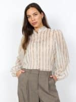 Soya Concept SC-Harpa Bluse - Brun2