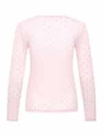 Fransa Mesh Bluse frdeta - Peachskin1