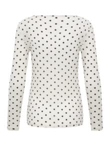 Fransa Mesh Bluse frdeta - White1