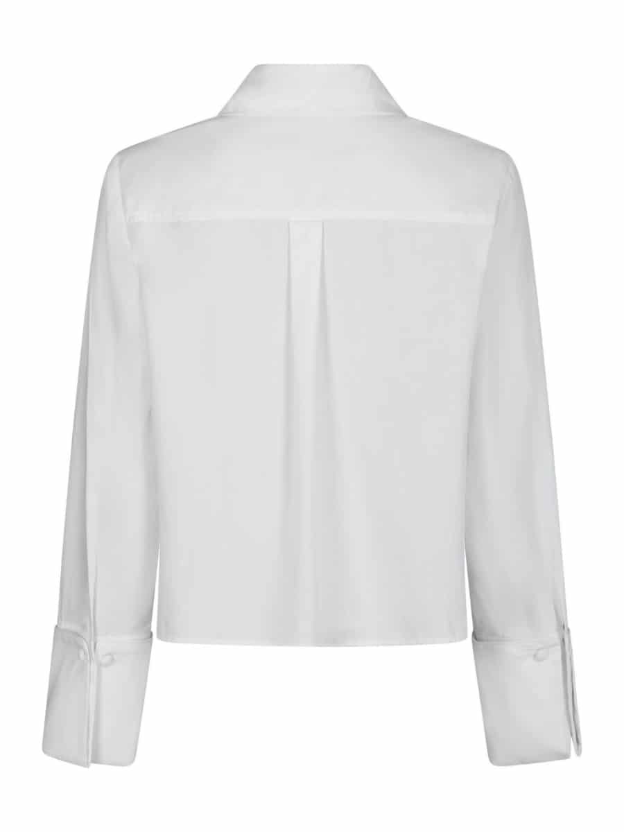 Neo Noir Cam Poplin Bluse - Off-White1